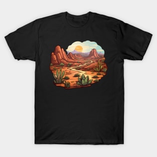 Southwest Desert Scene T-Shirt